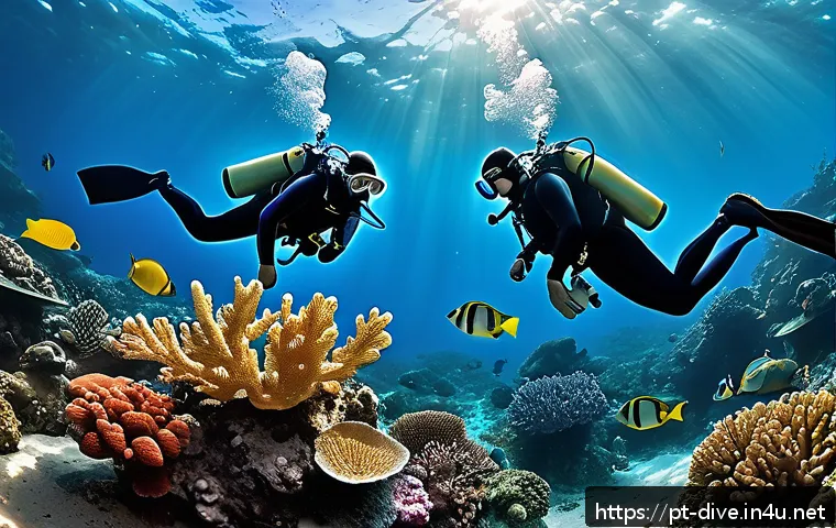 Descubra como um instrutor de mergulho organiza seu dia e registra cada aventura subaquática 3 다이빙 강사의 일과 기록하기 관련 이미지 1